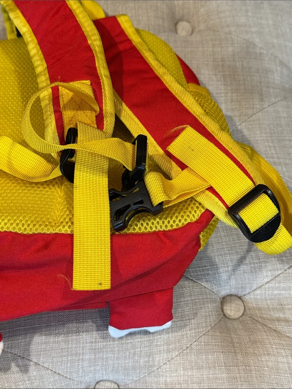 Red Kids Animal Backpack with Yellow Accents - Unbranded